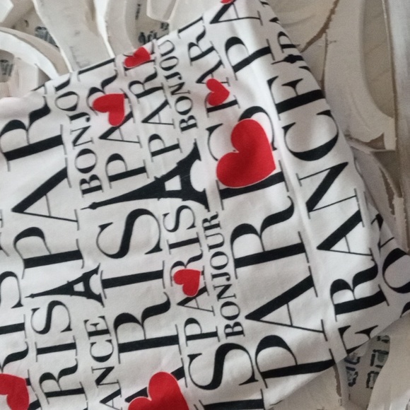 LulaRoe Women's SZ TC Paris Eiffel Tower 🗼 Valentine ❤️ Soft Comfy Leggings - Picture 8 of 10